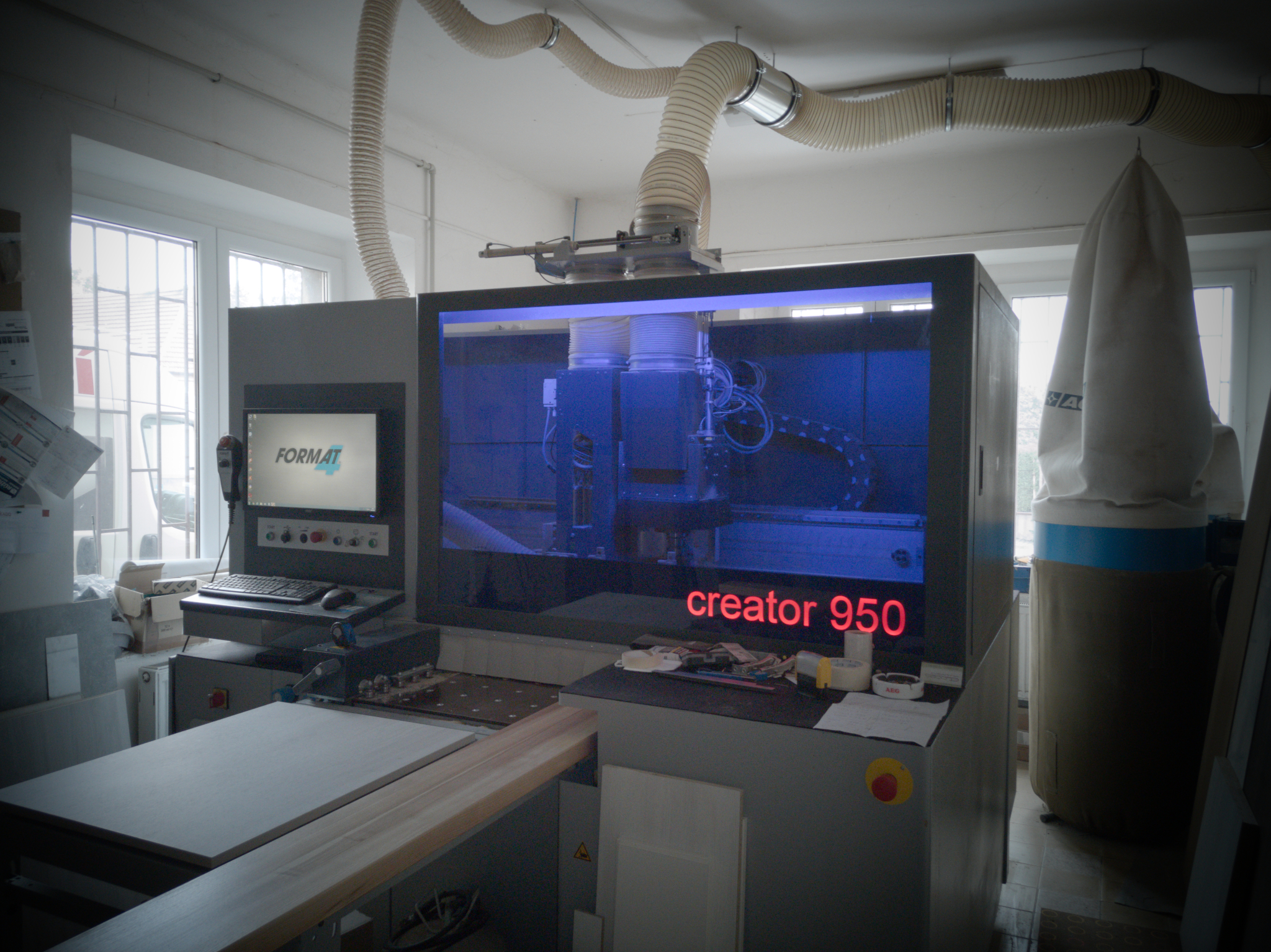 Obrábění a frézování dřeva